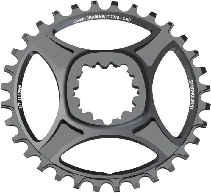 Stronglight kettingblad ht3 chain ring strongl.ht3 32t inner alu black