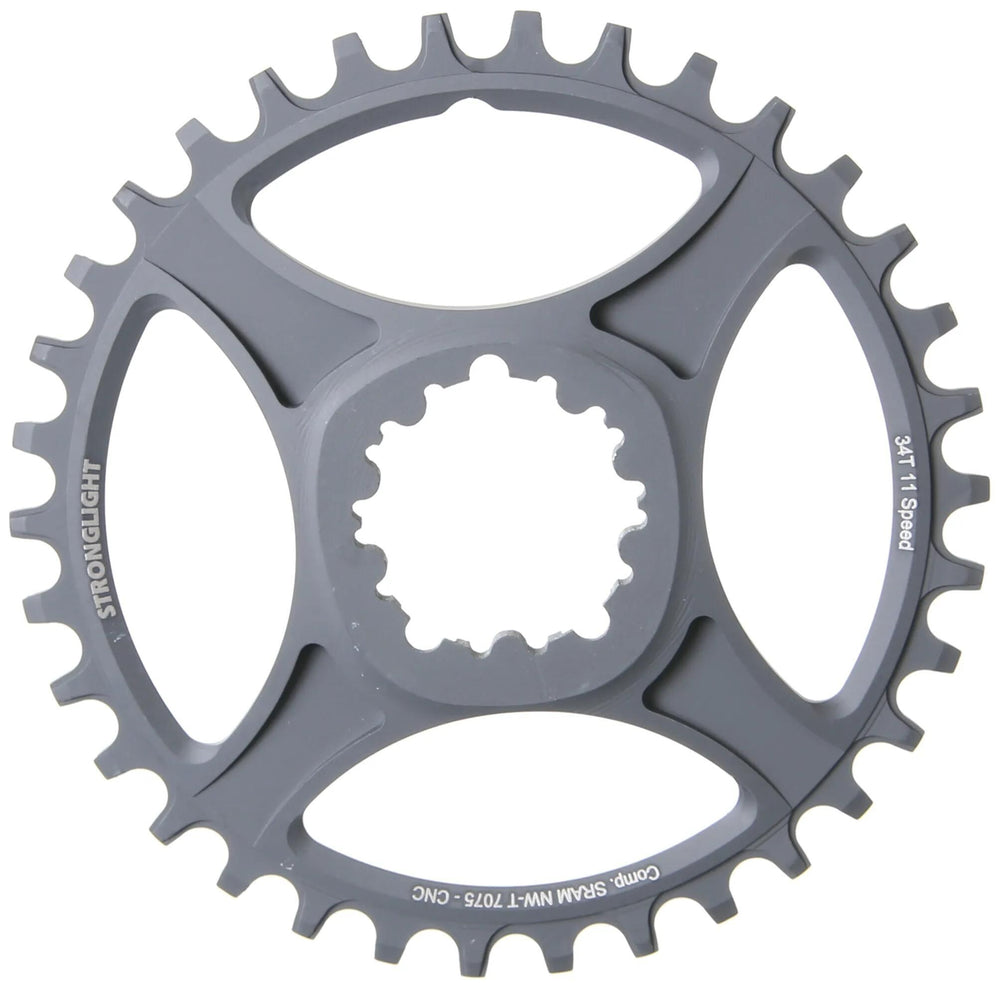 Stronglight kettingblad ht3 chain ring strongl.ht3 34t inner alu black