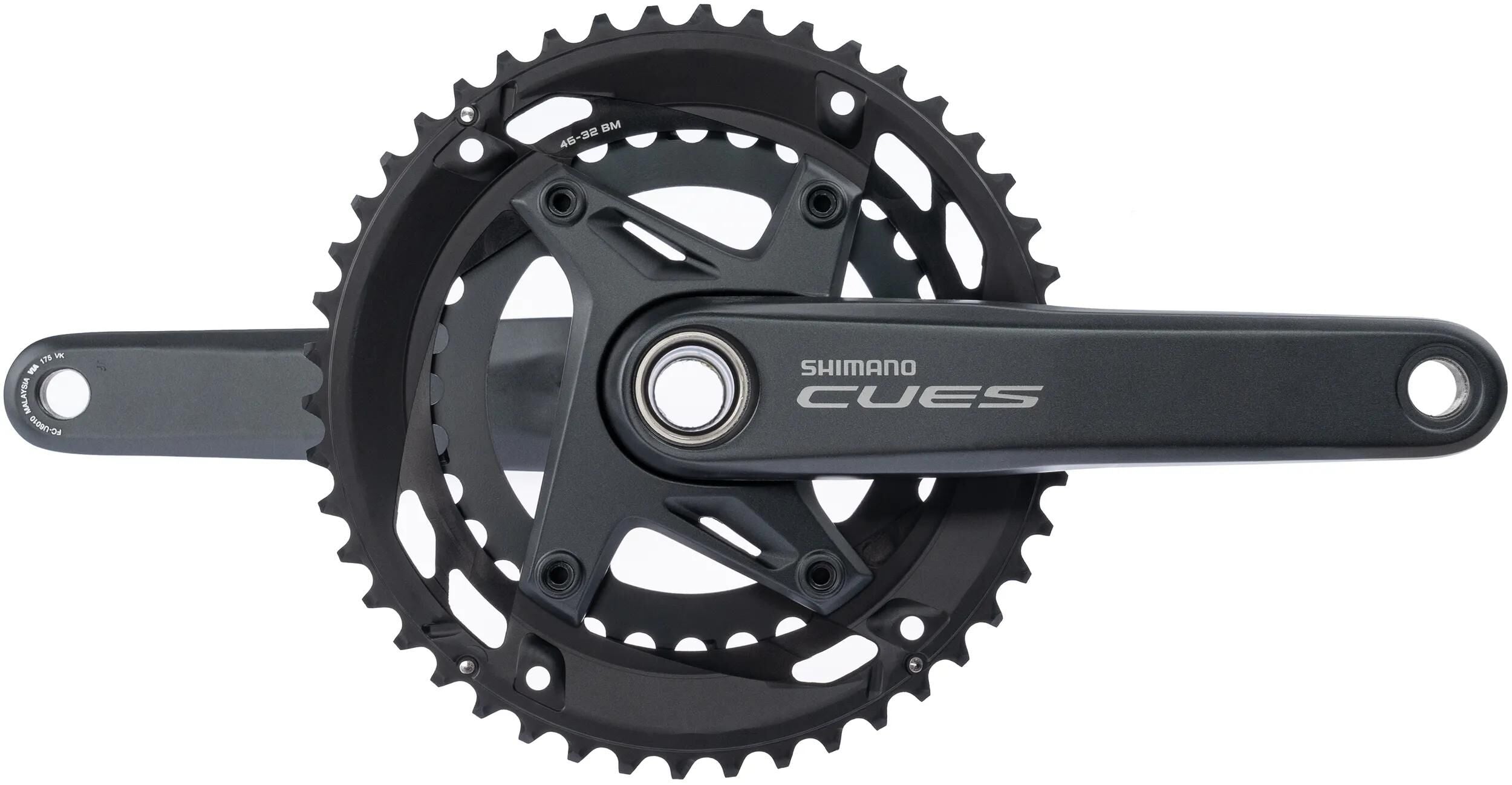 Shimano kettenradgarnitur cues fc-u6010-2 crankset shim.cues fc-u6010-2 175mm