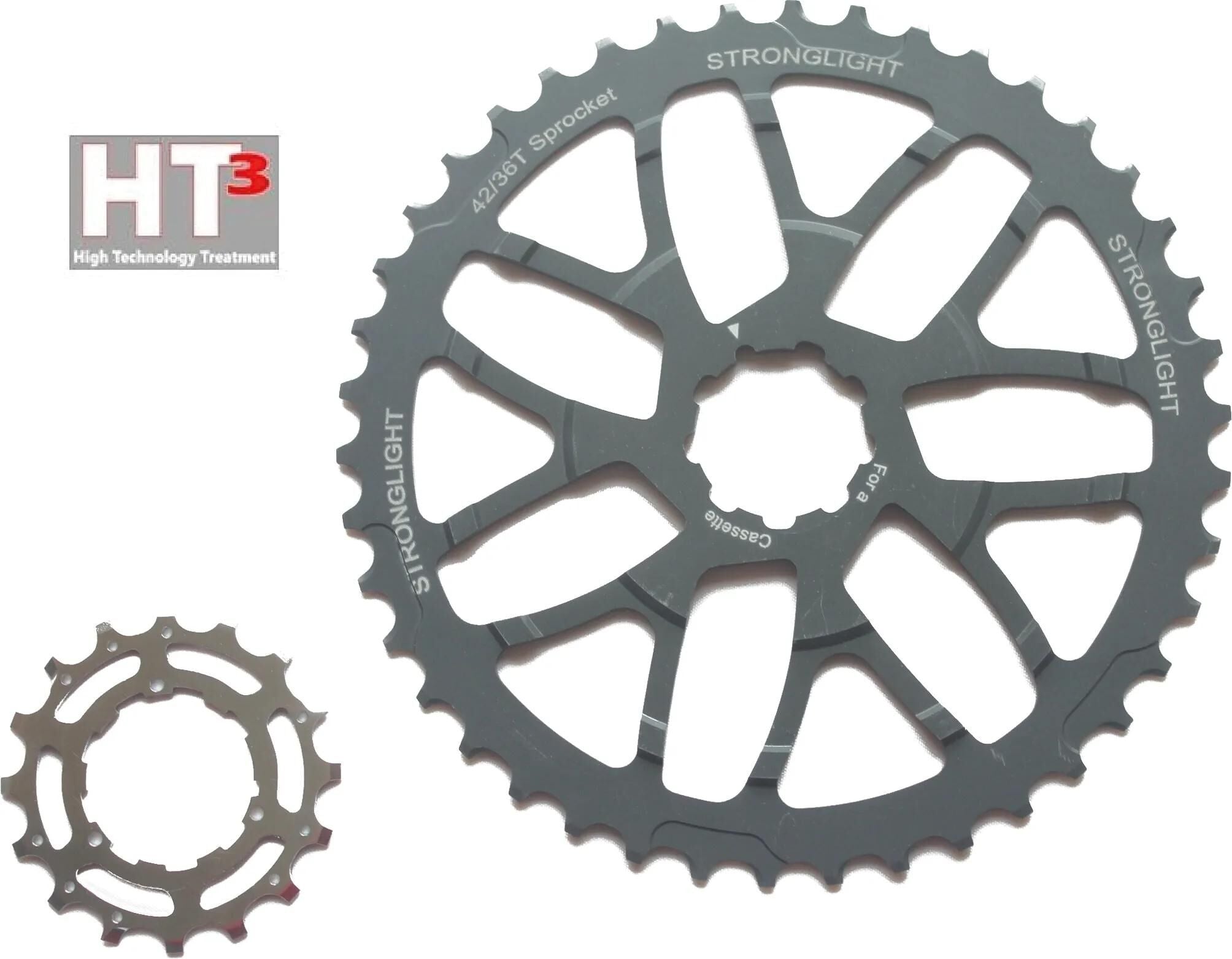 Stronglight umrüst-kit ht3 sprockets set 40 16 z. f. sram 10-speed cassette