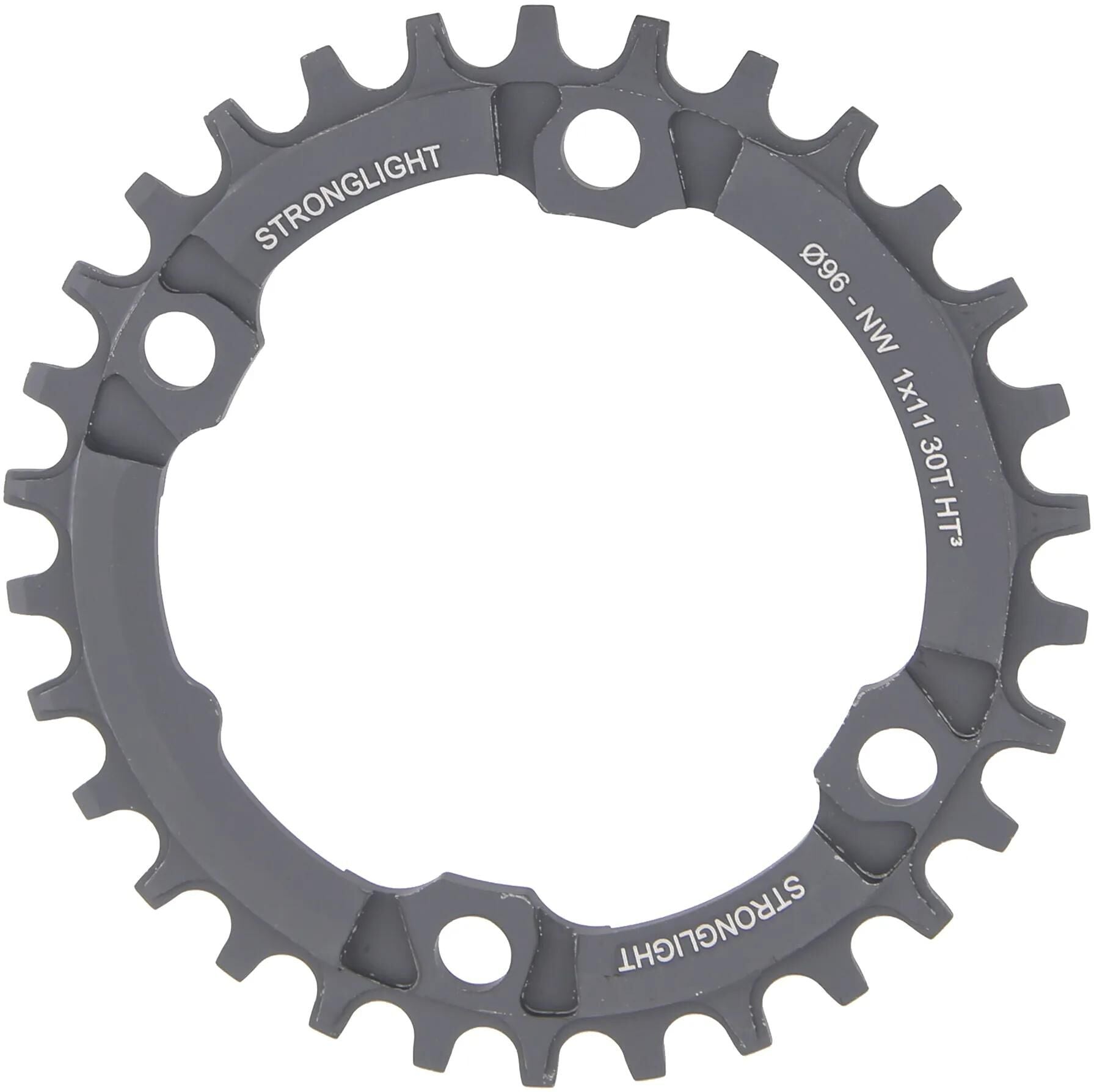 Stronglight kettenblatt ht3 chain ring strongl. ht3 30t alu black