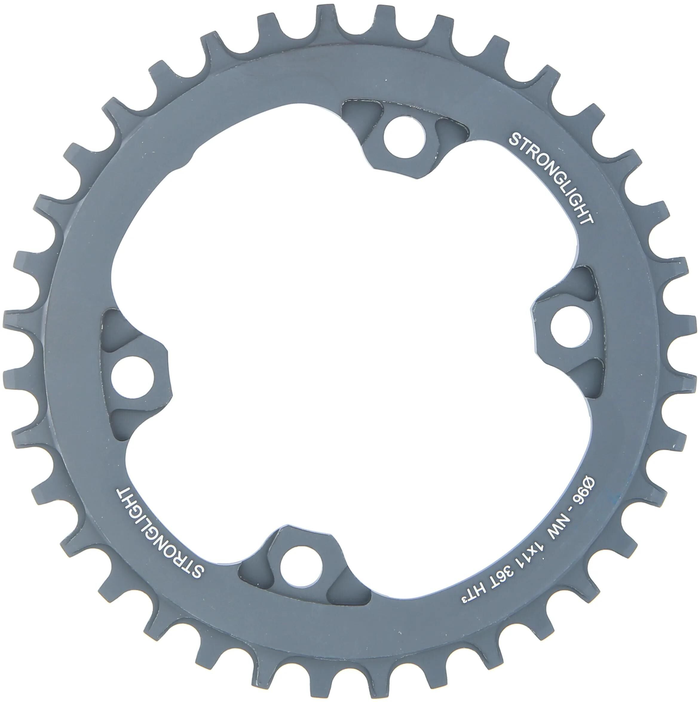 Stronglight kettenblatt ht3 chain ring strongl. ht3 36t alu black
