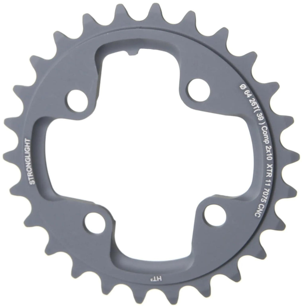 Stronglight kettenblatt ht3 chain ring strongl. ht3 26t inner alu black