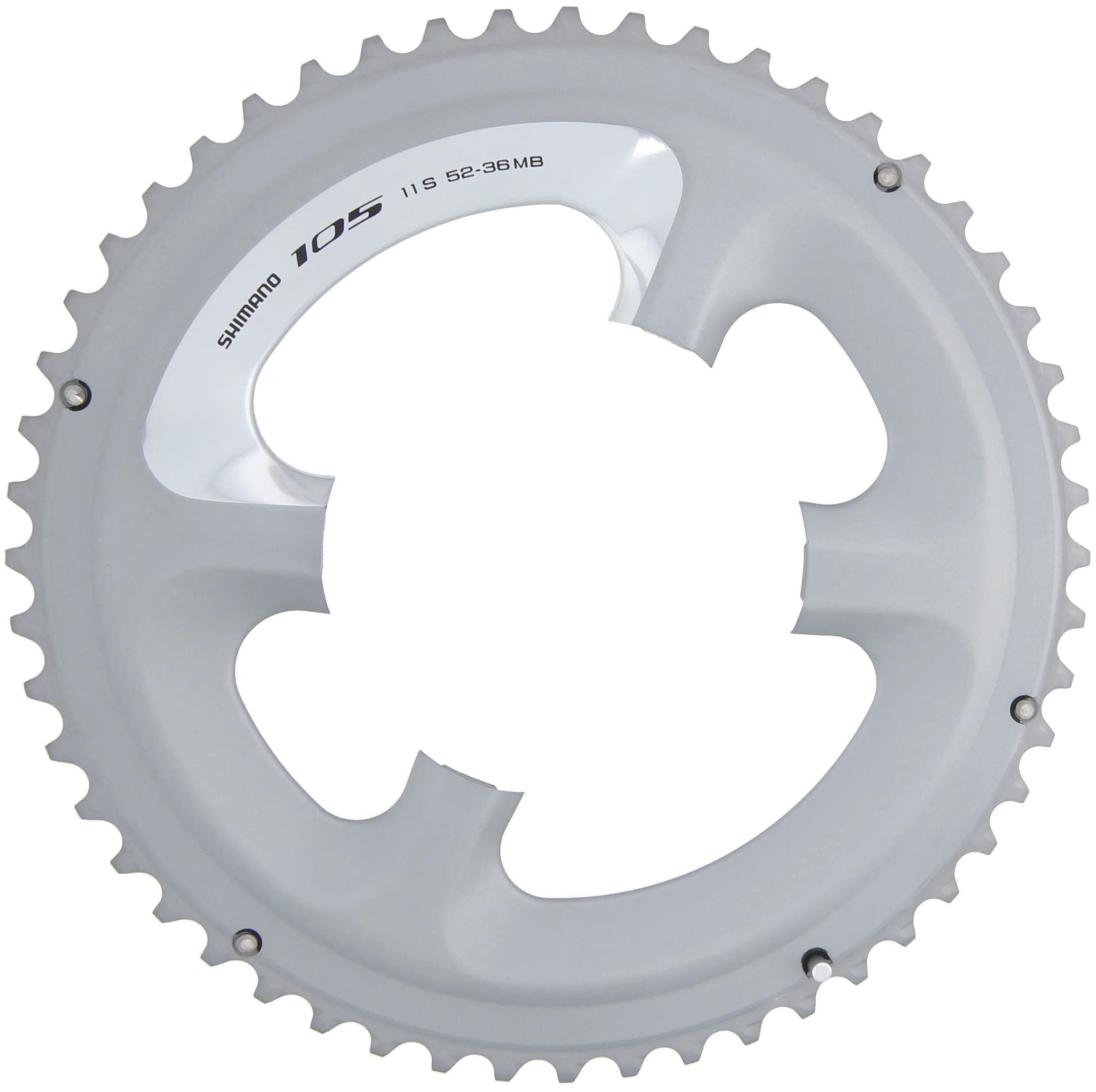 Shimano kettingblad 105 11v 52t y1ph98120 fc-5800 zilver
