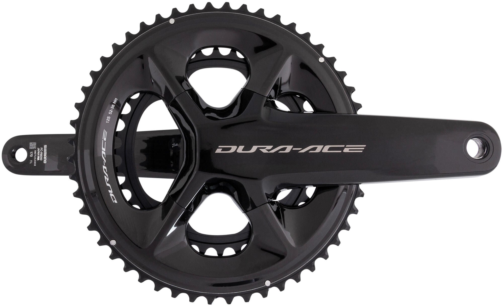 Shimano crankstel dura ace fc-r9200 crankset shim.dura ace fc-r9200 36 52t 170mm