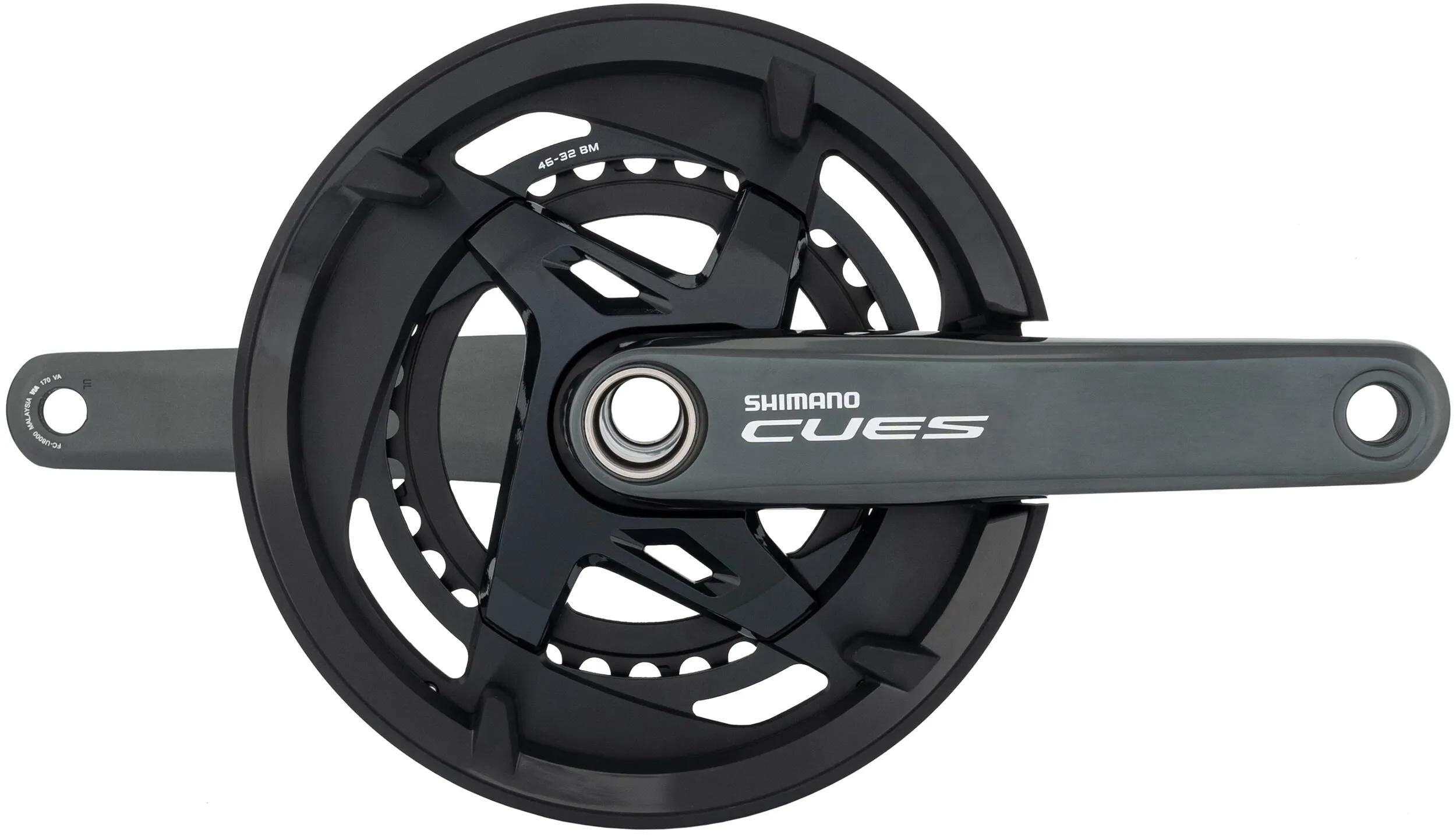 Shimano cues fc-u8000 11-speed crank 46 32 with chain guard | 170mm