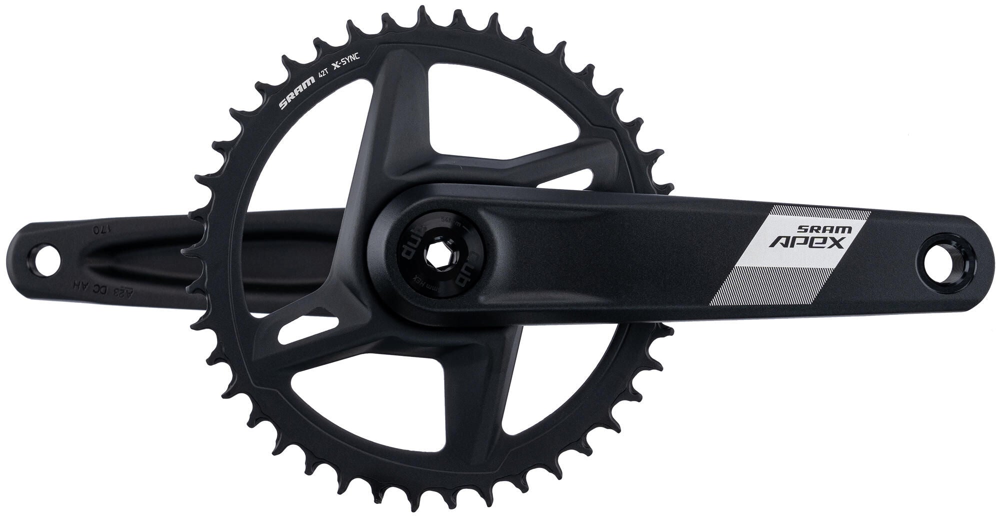 Sram crankstel apex 1 krg apex dub 83a cannondale 170mm 42t