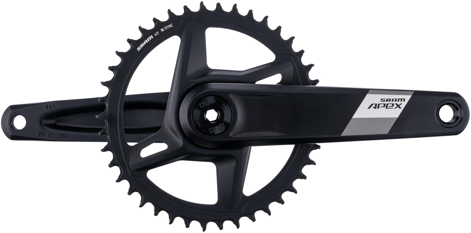 Sram crankstel apex 1 krg apex dub 83a cannondale 175mm 42t