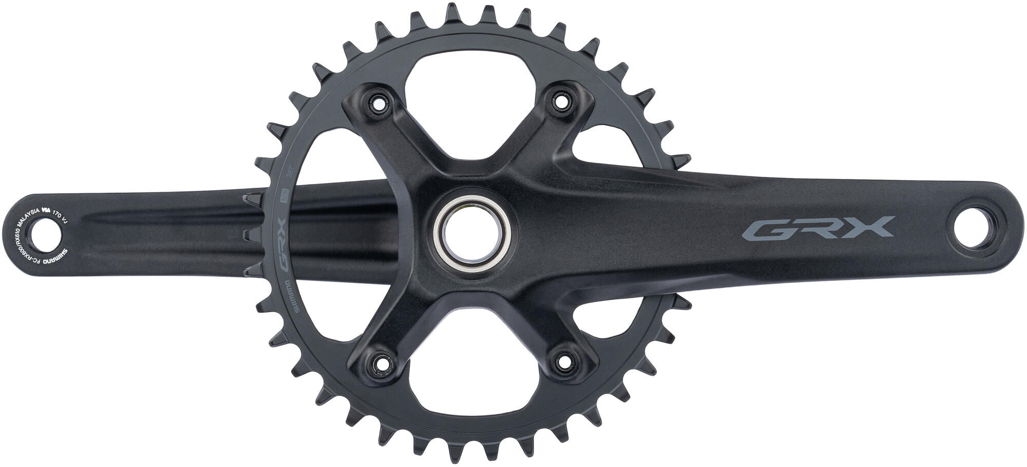 Shimano crankstel grx fc-rx610 crankset shim.grx fc-rx610 38t 170mm