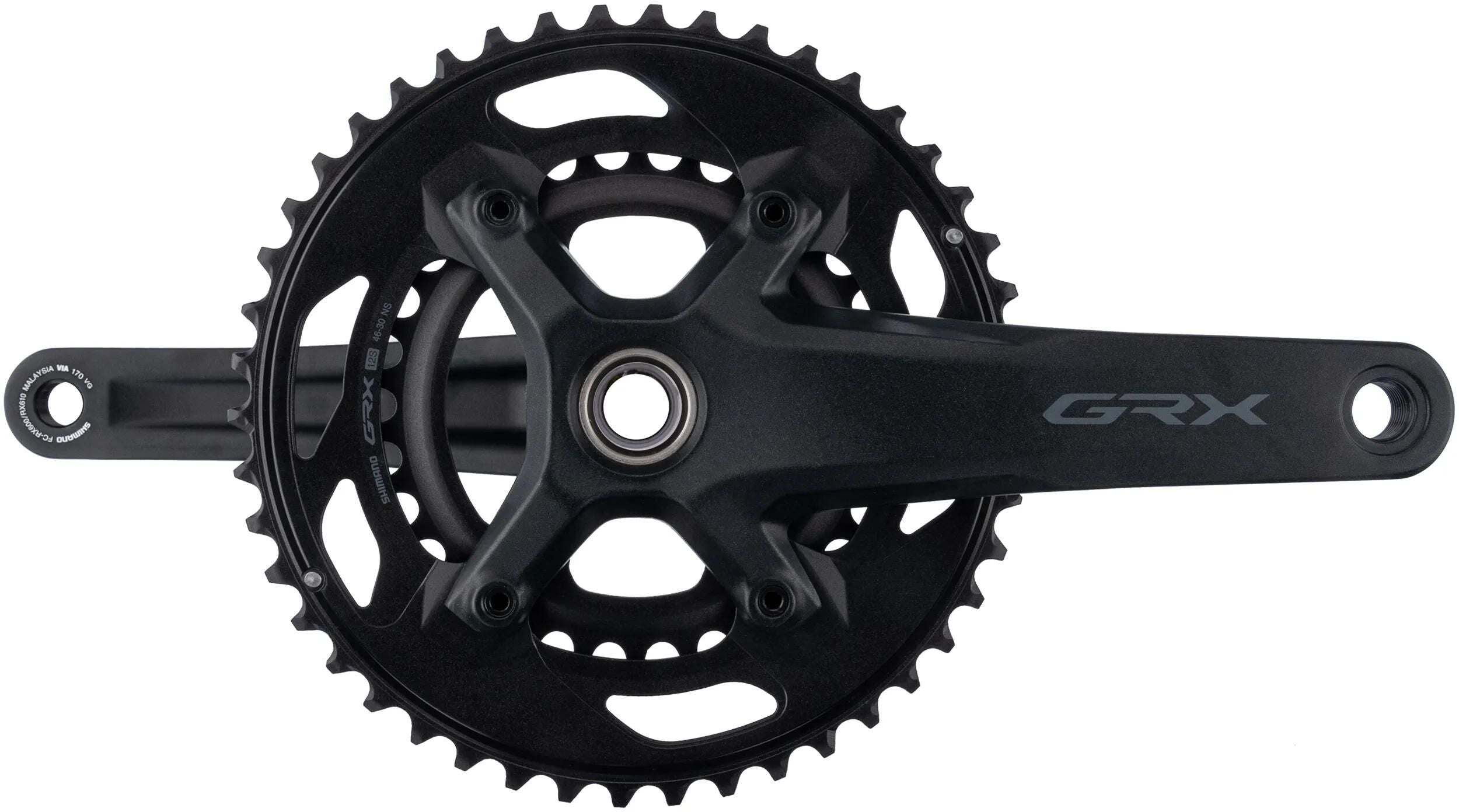 Shimano grx fc-rx610 2x12-speed crank 46 30 | 170mm