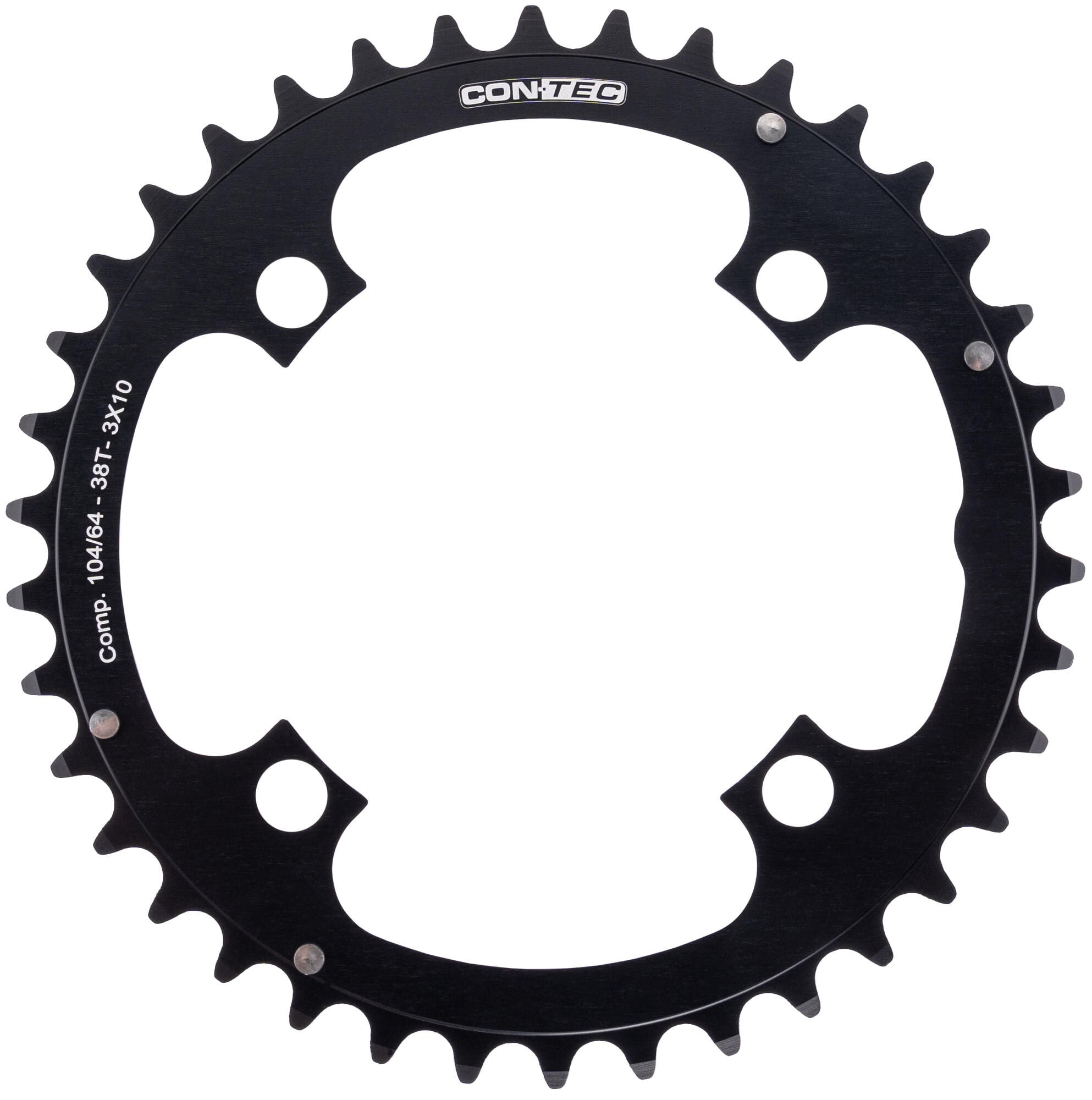 Contec kettingblad c.drive ct chain ring c.drive 38t 104mm black