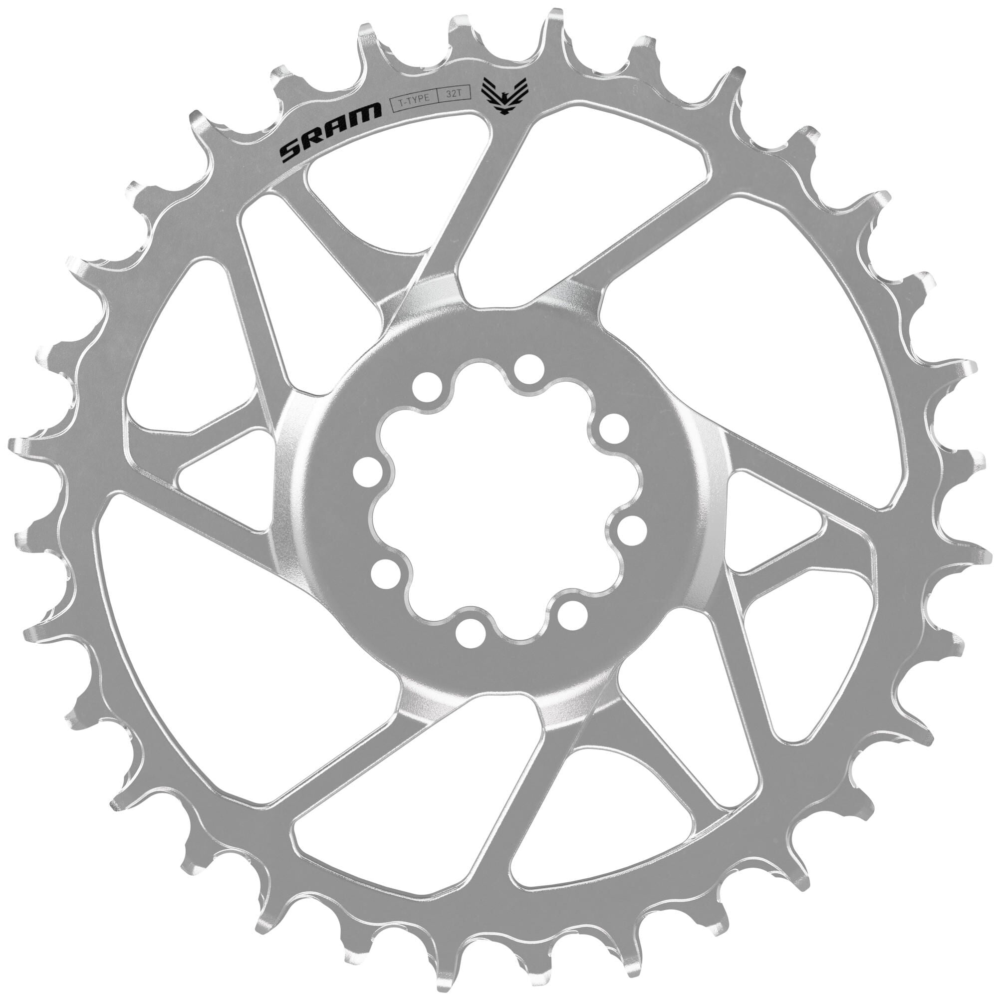 Sram kettingblad eagle 90 transmission chainring eagle 90 t-ty. 32z. 3 mm off silb.