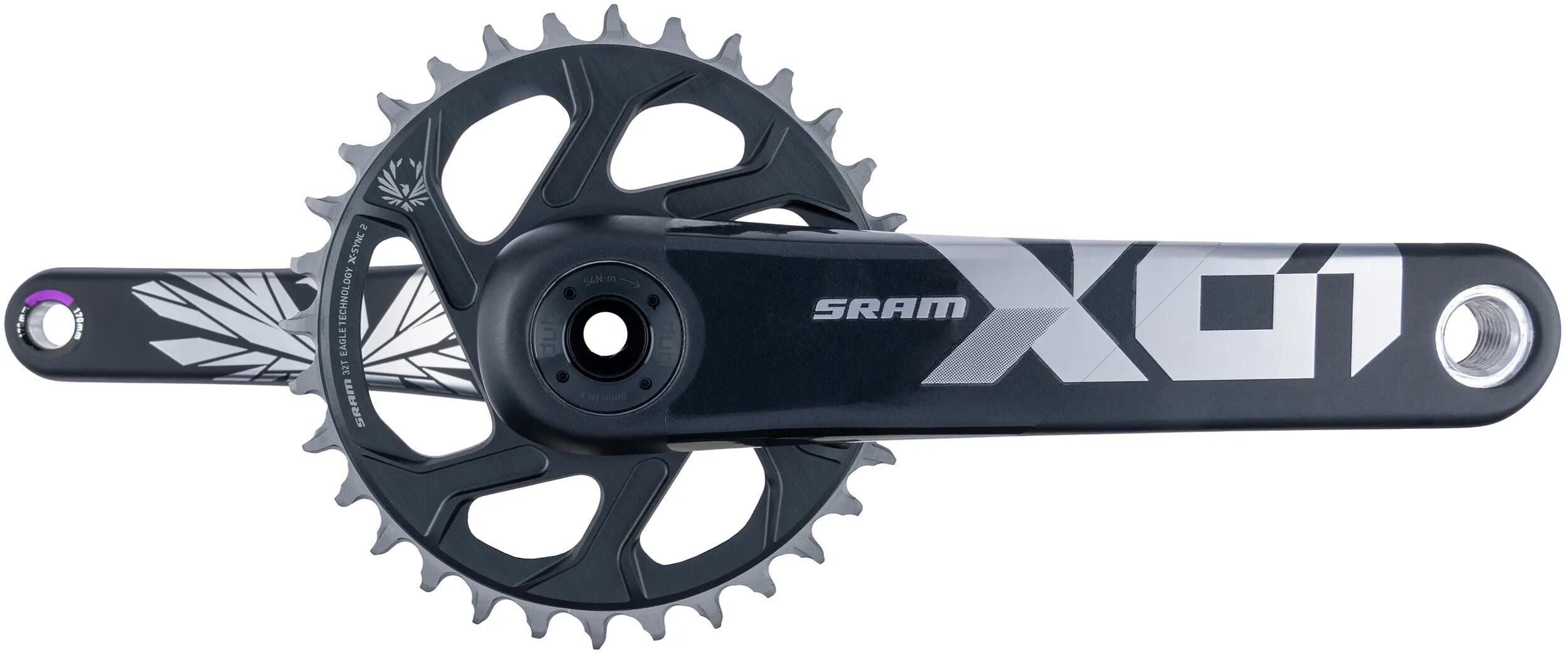Sram kettenradgarnitur x01 eagle crankset x01 eagle 32t super boost+ 170mm