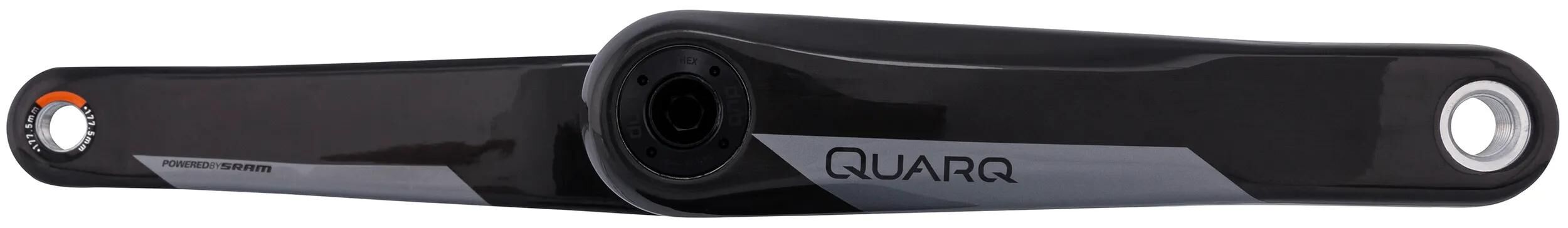 Quarq kurbelsatz crank arm set 177,5mm glossy