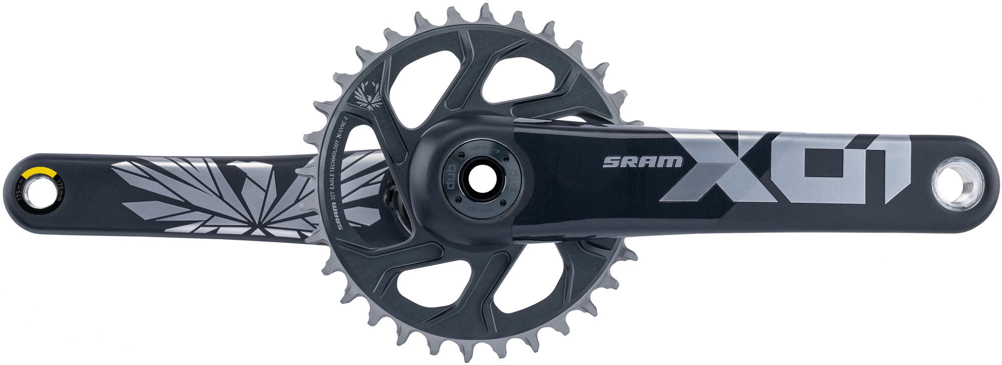 Sram crankstel x01 eagle crankset x01 eagle 32t 175mm lunar polar
