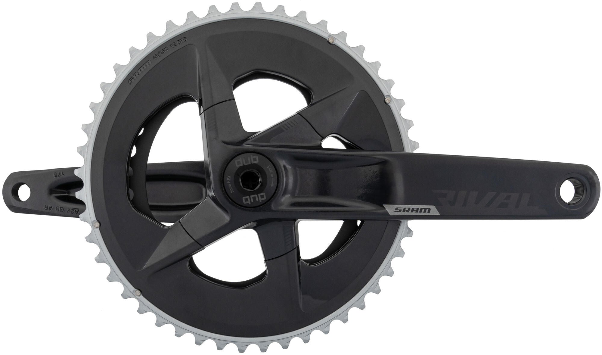 Sram crankstel rival axs crankset pow.meter rival axs 35 48t 175mm