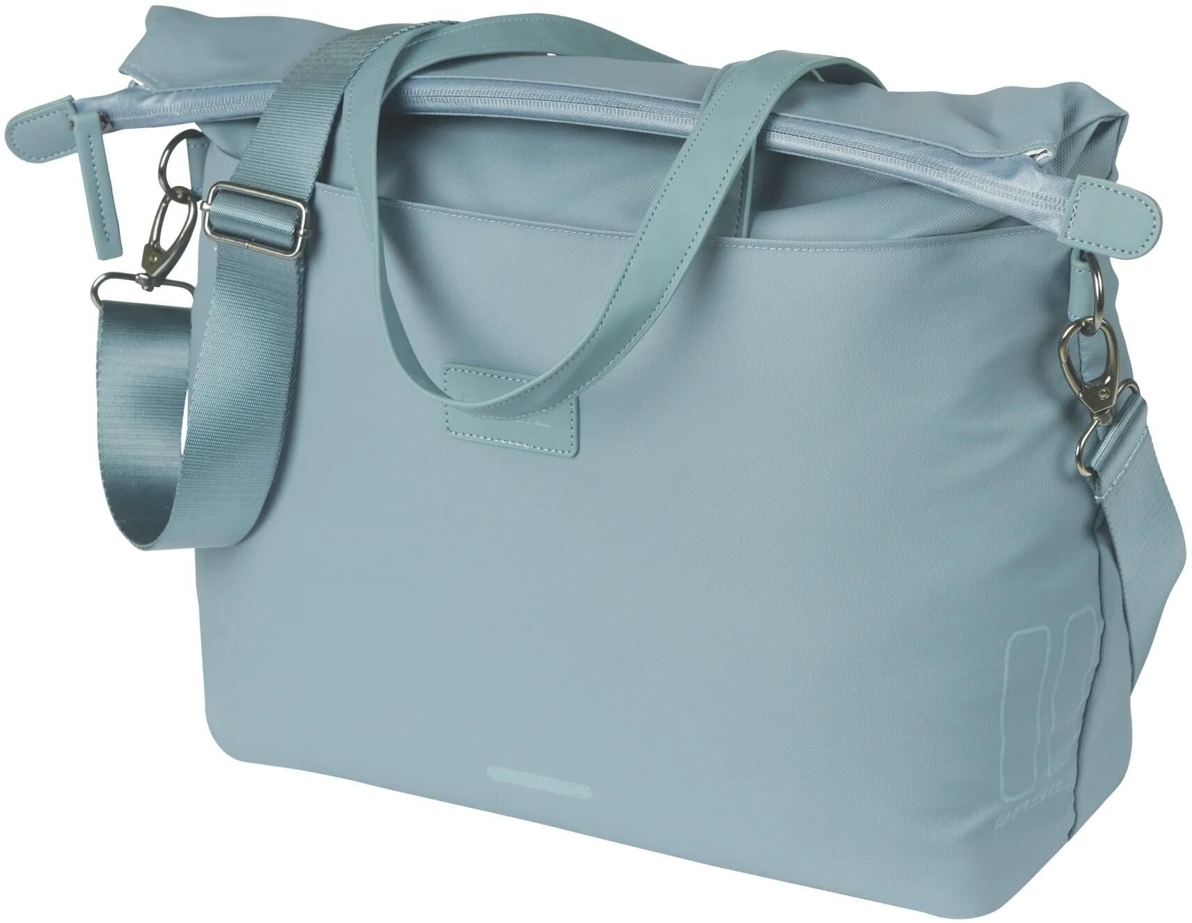 Basil laptop fietstas manhattan 12 liter 12 x 38 x 30 cm - grafietblauw