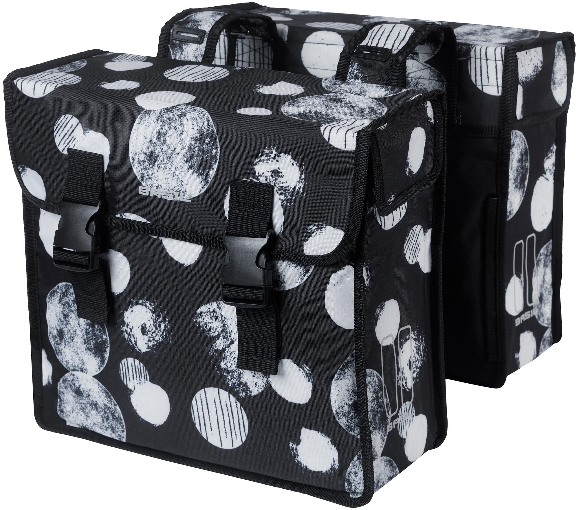 Basilicum Tas Mara XL Dubbel | Bol | Zwart grijs