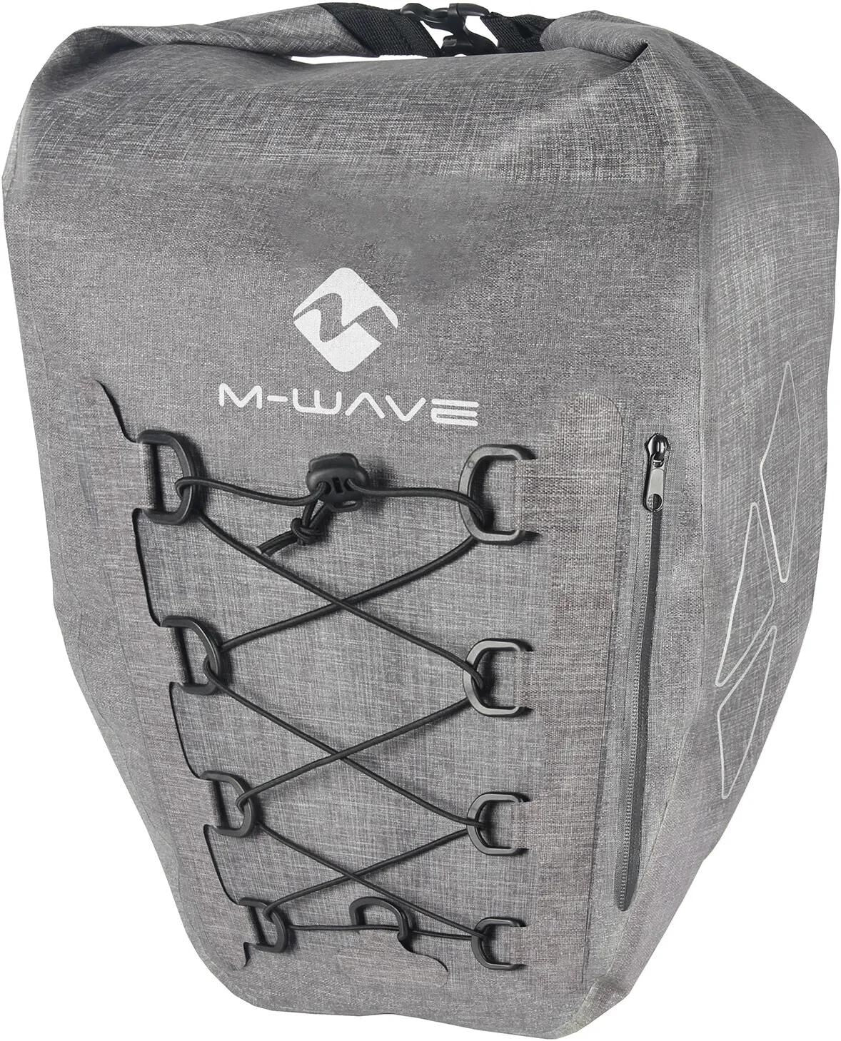 M-wave einzeltasche suburban carry single bag suburban carry grey