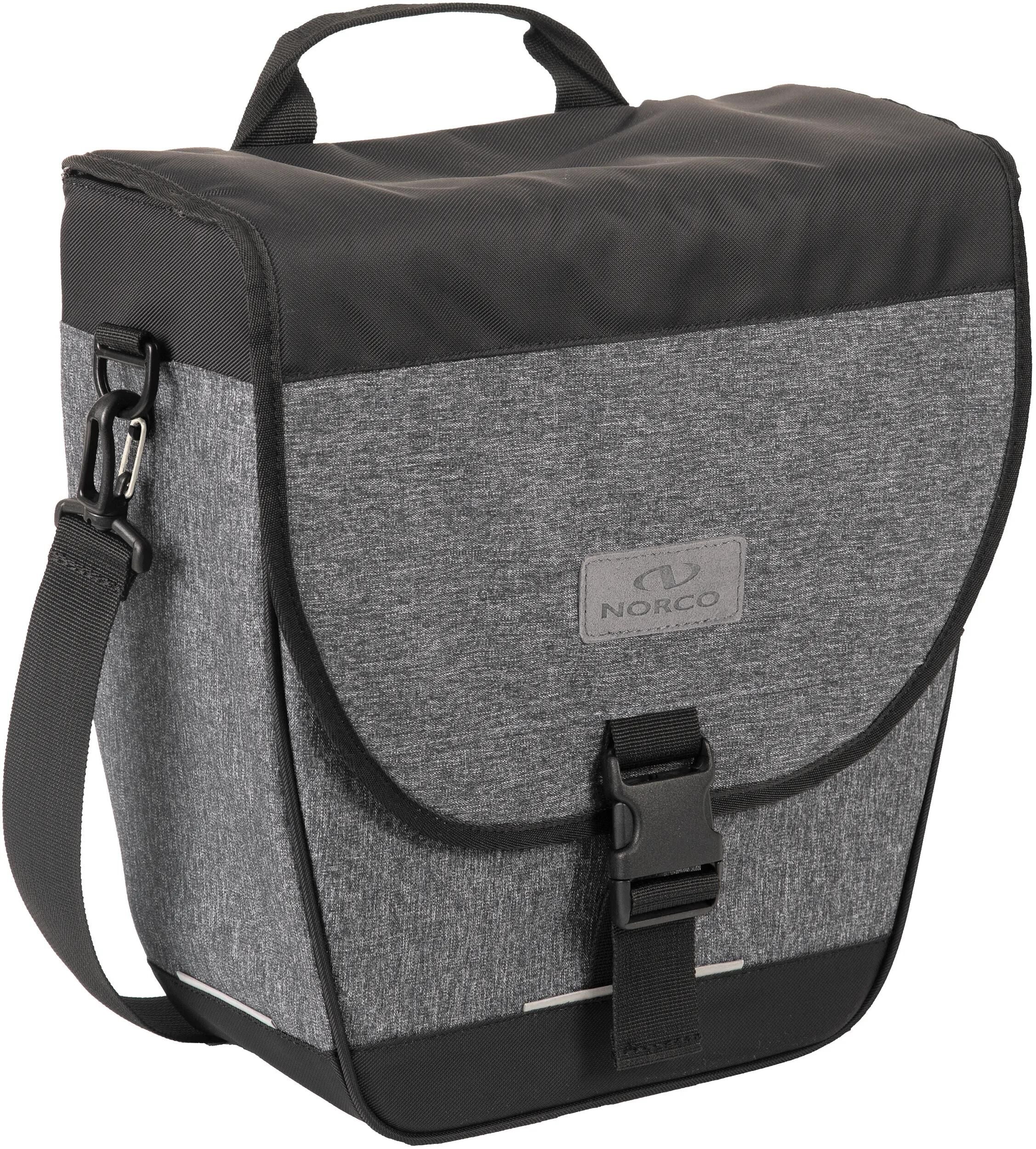 Norco einzeltasche dryton city single bag dryton city grey black