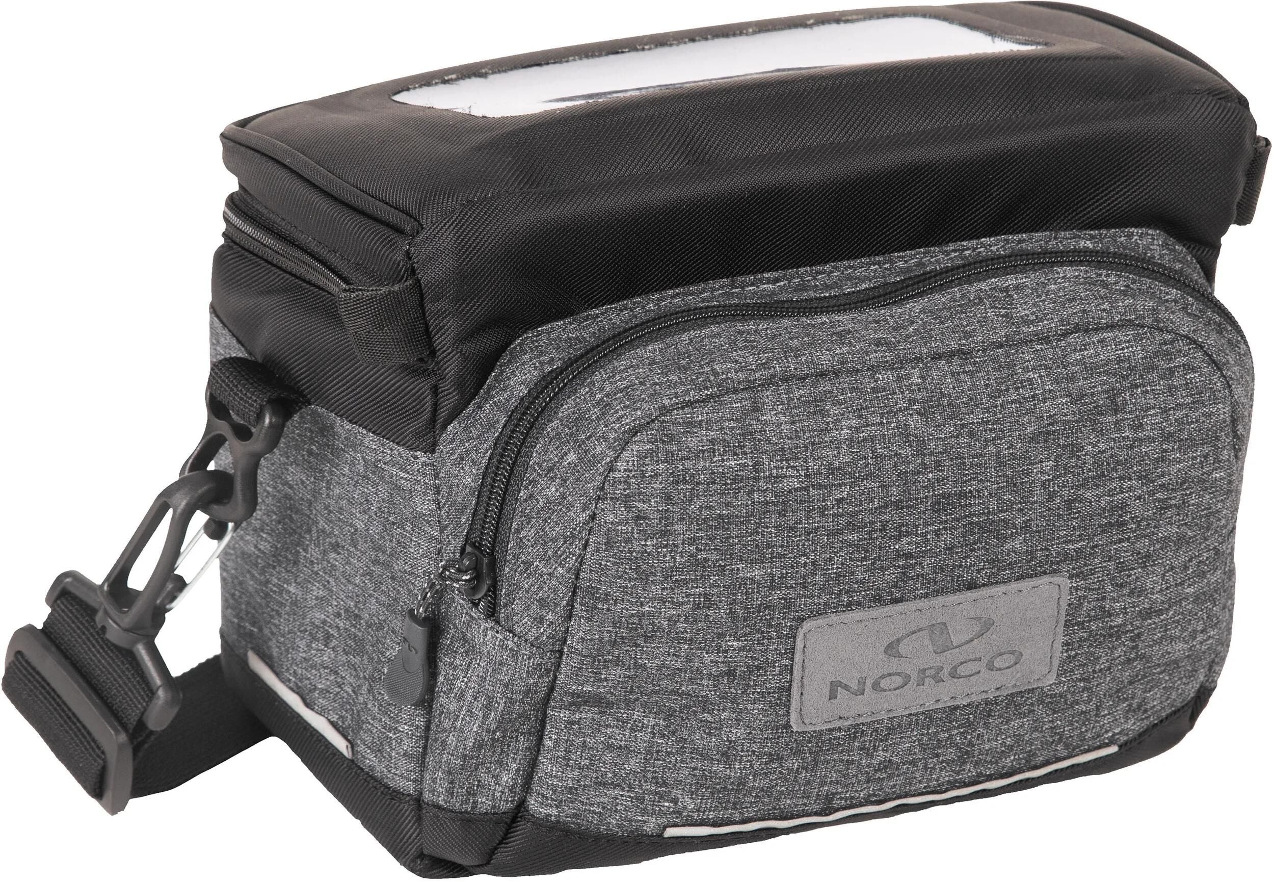 Norco lenkertasche ashby handlebar bag ashby grey black