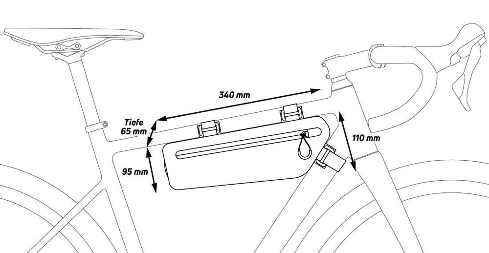 Zéfal tas z adventure c-serie frame bag z adventure c2 2,2l