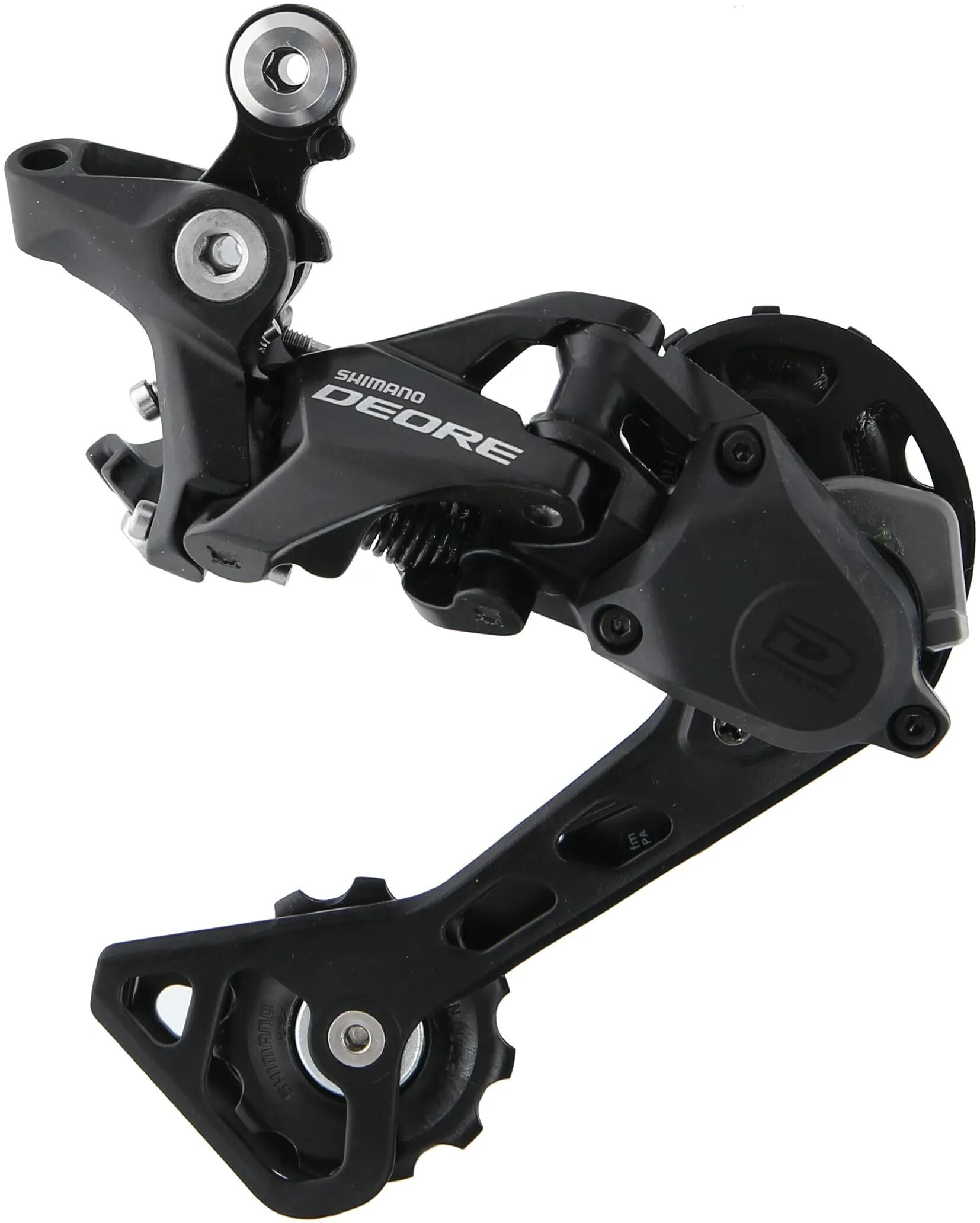 Shimano achterderailleur deore 10v shadow+ medium kooi zwart