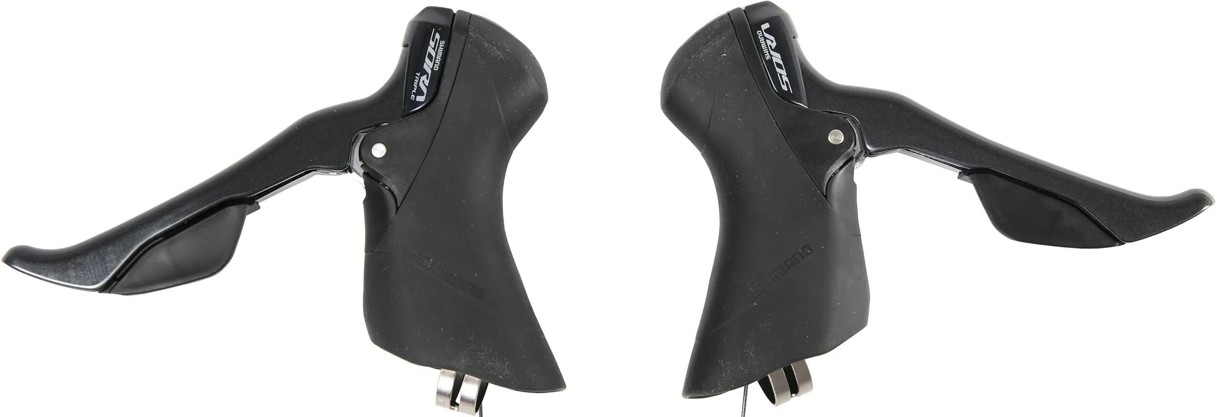 Jeu de manettes avec leviers de frein 3 x 9 vitesses Shimano Sora ST-R3000 - noir