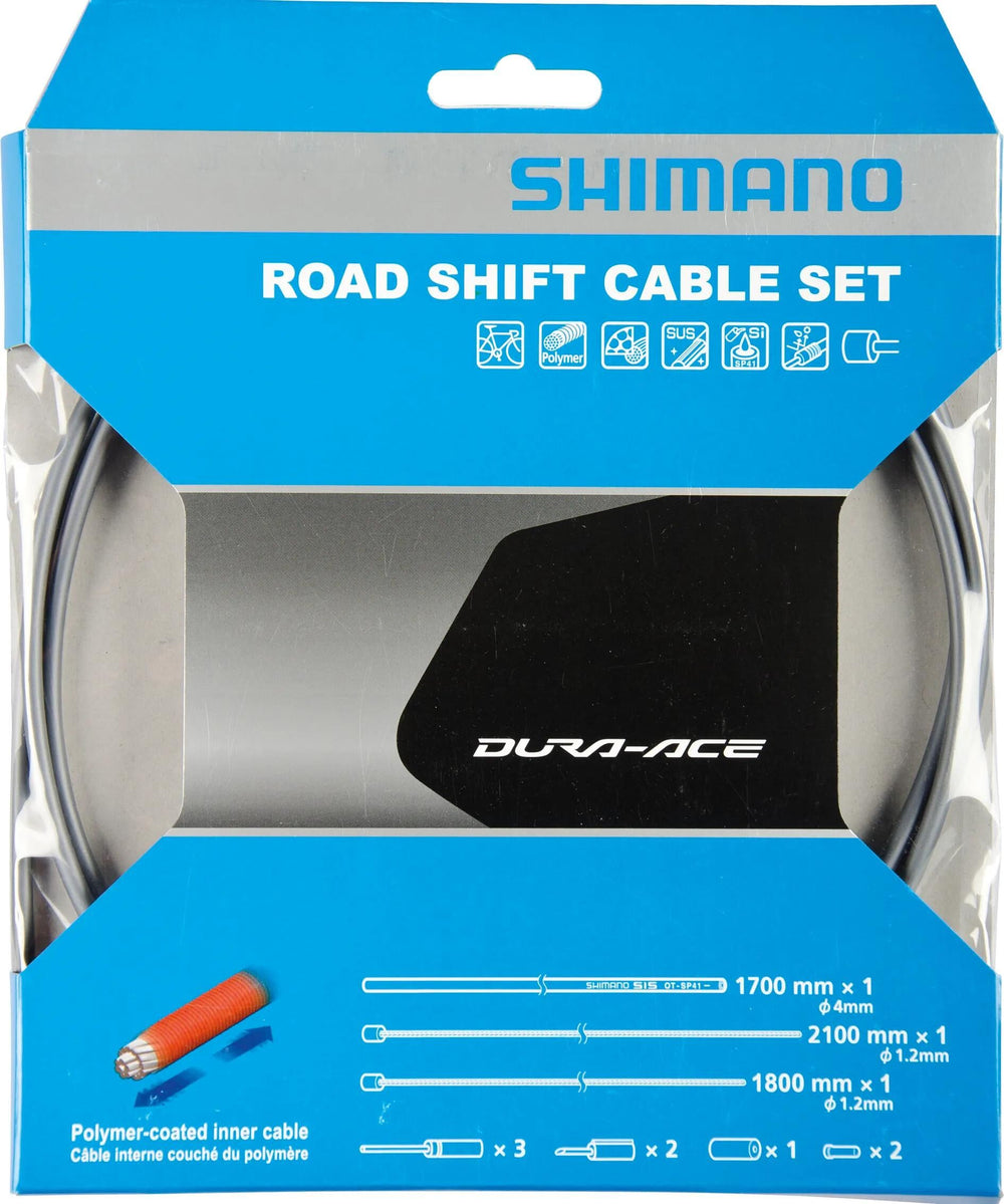 Shimano versnellingskabel-set dura ace bc-9000 shim.derail.cab.set da bc9000 polymer gr.