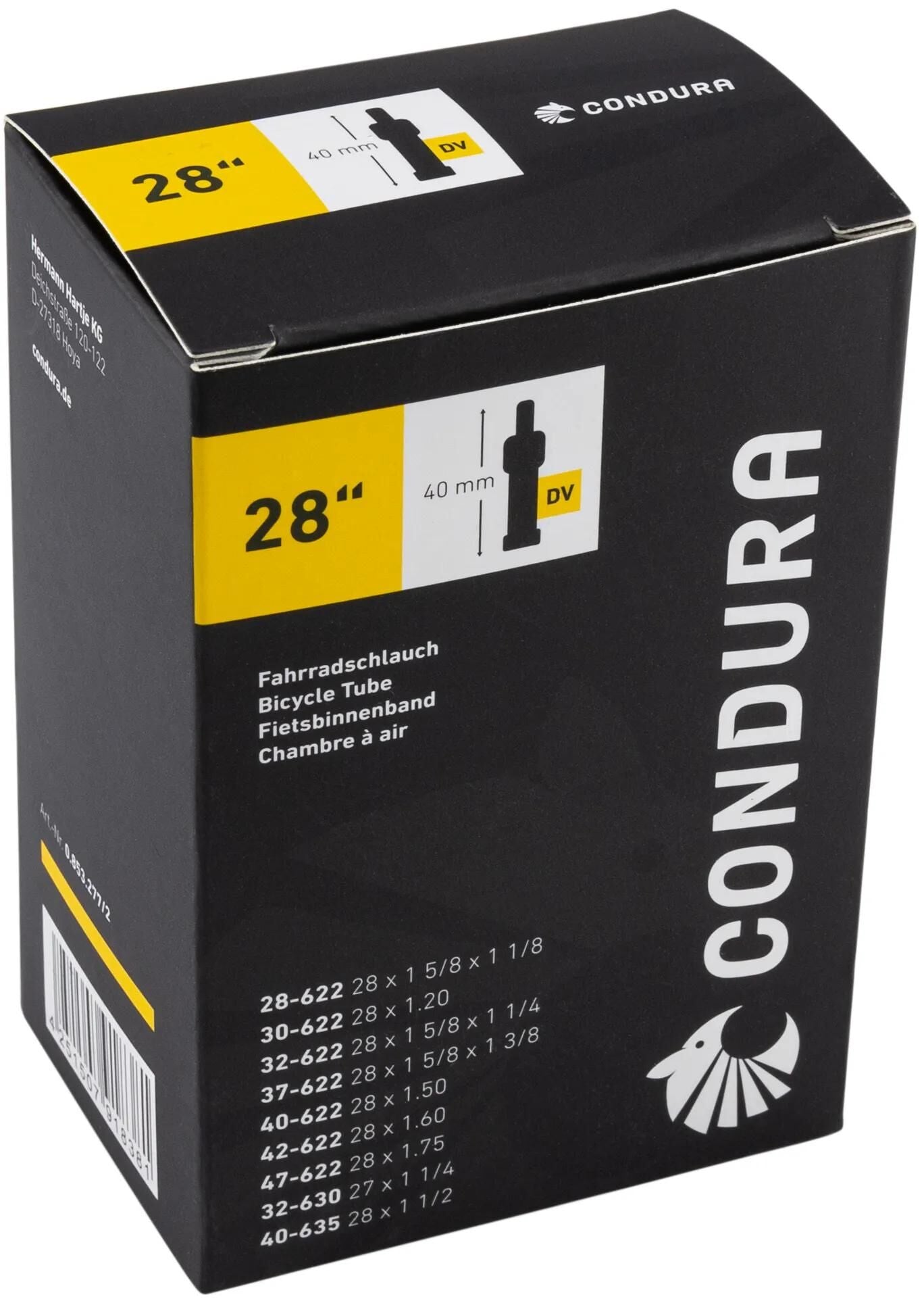 Condura schlauch tubes 28 dv40 28 47-622 635