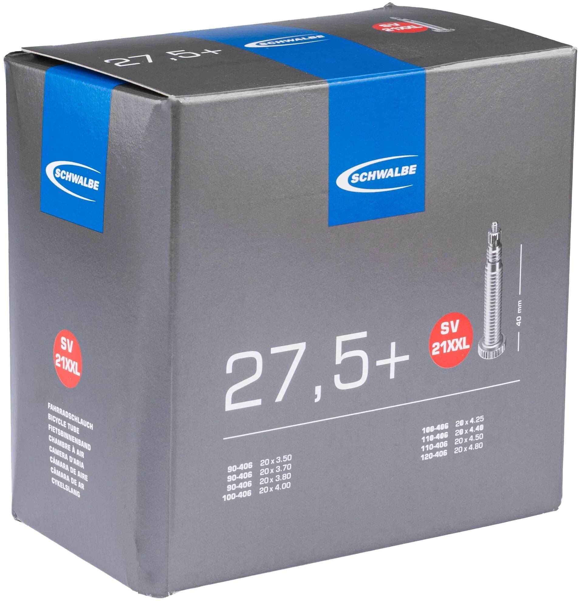 Schwalbe schlauch nr. 21 xxl tube nr.21 xxl 27,5 sv 40mm