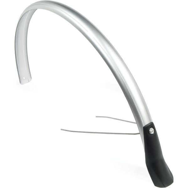 Eurofender snello achterspatbord 46mm - 28 inch zilver