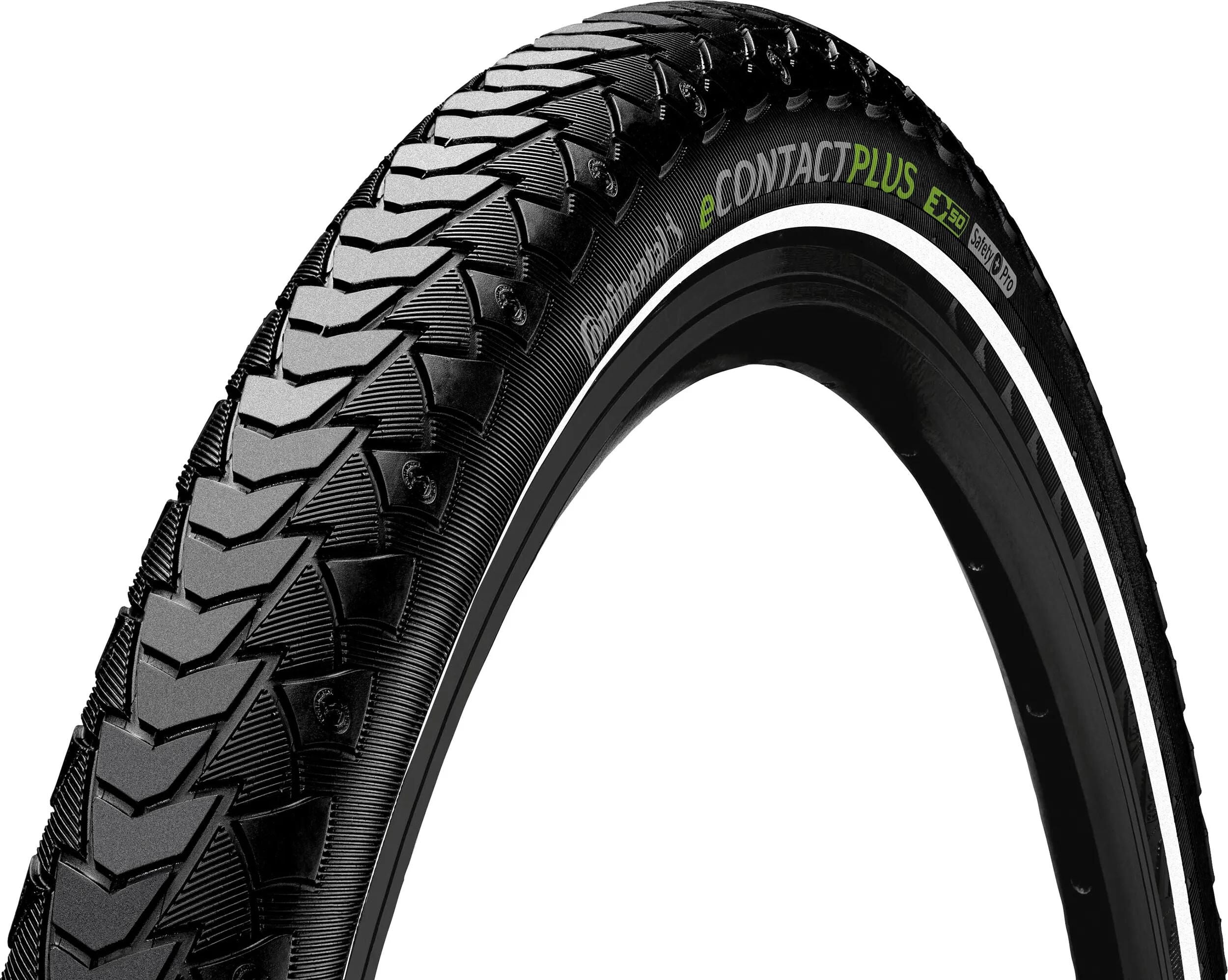 Continental eContact Plus 20x2.00 zwart, reflectie. E-bike stad + bakband.