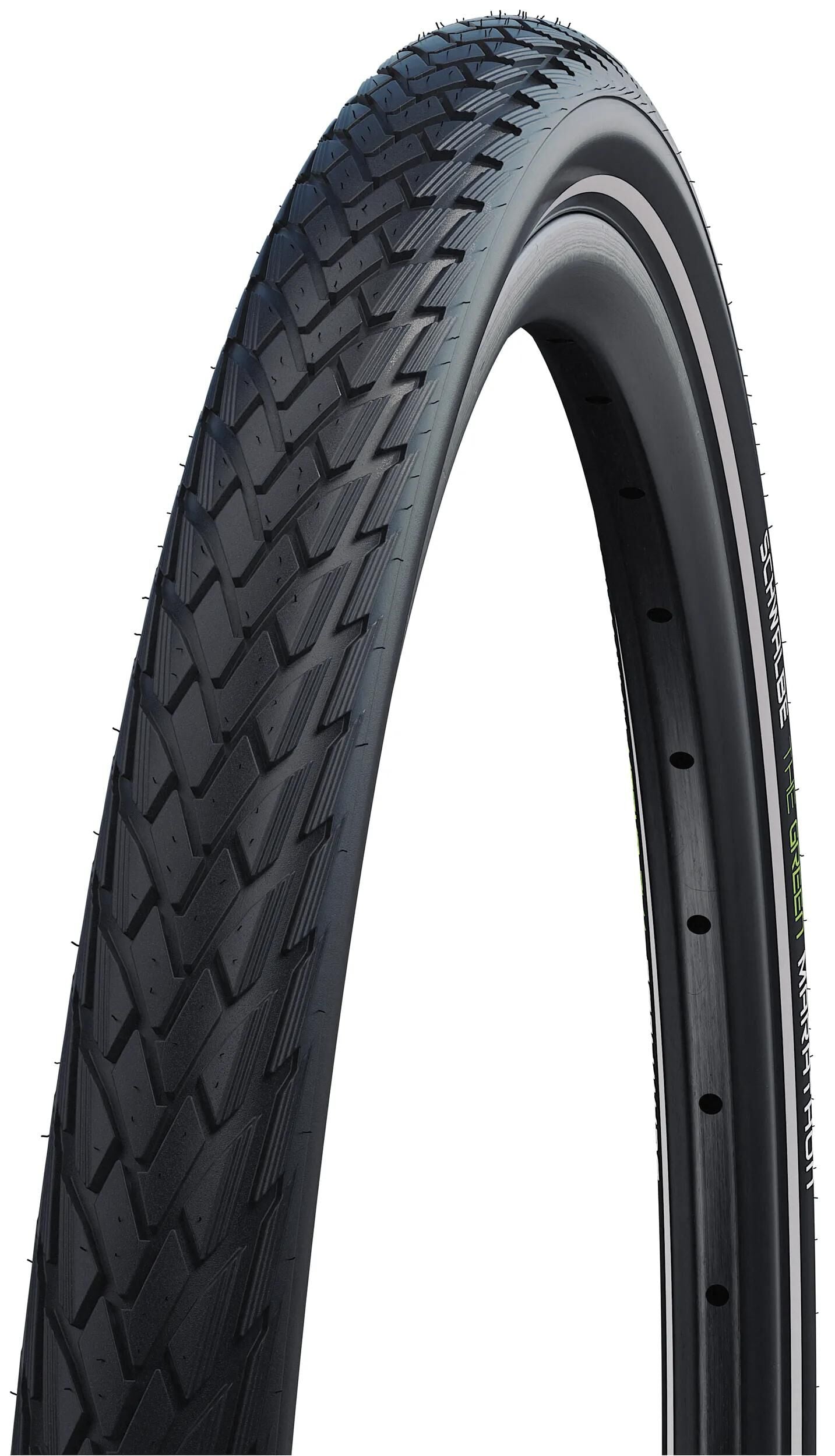Schwalbe Buitenband Groen Marathon GreenGuard 20 x 1,75 47-406mm zwart met reflectie