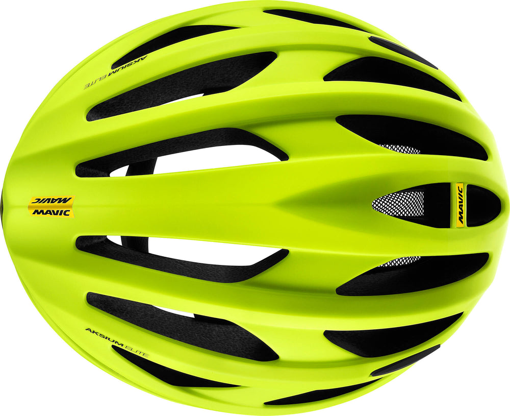 Mavic race helm aksium elite helmet aksium elite l saf.yel. black metal