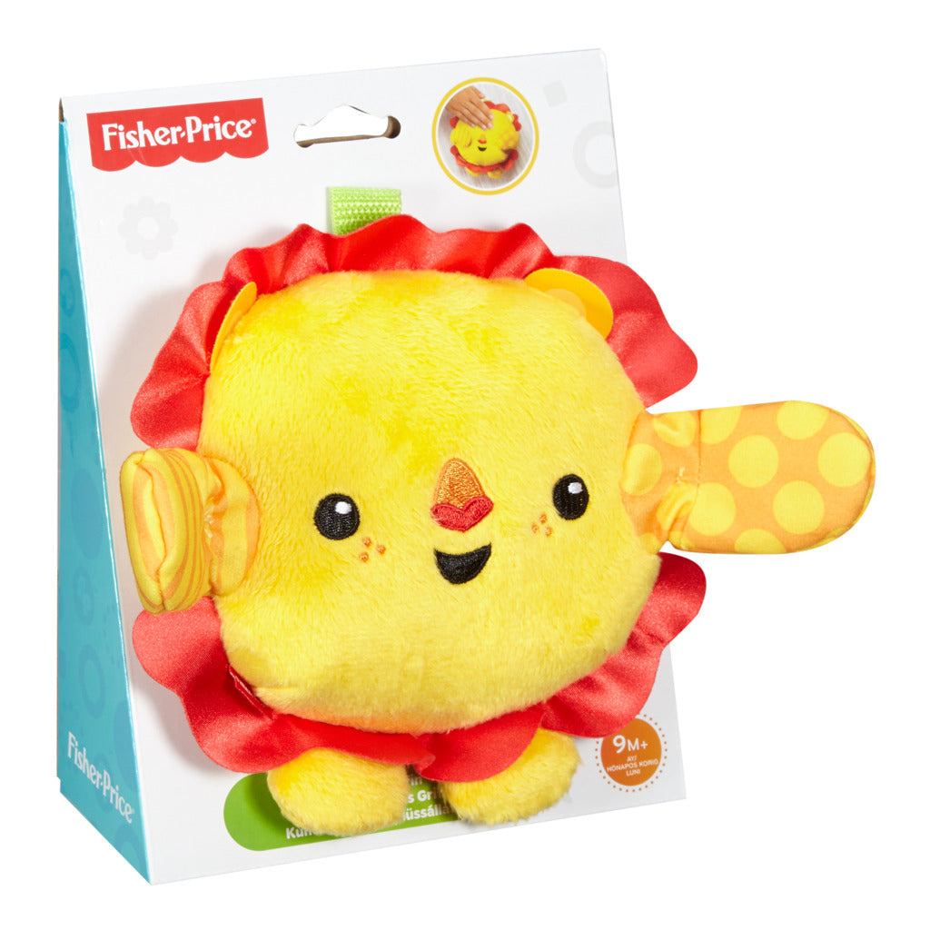 Fisherprice kiekeboe knuffel met geluid