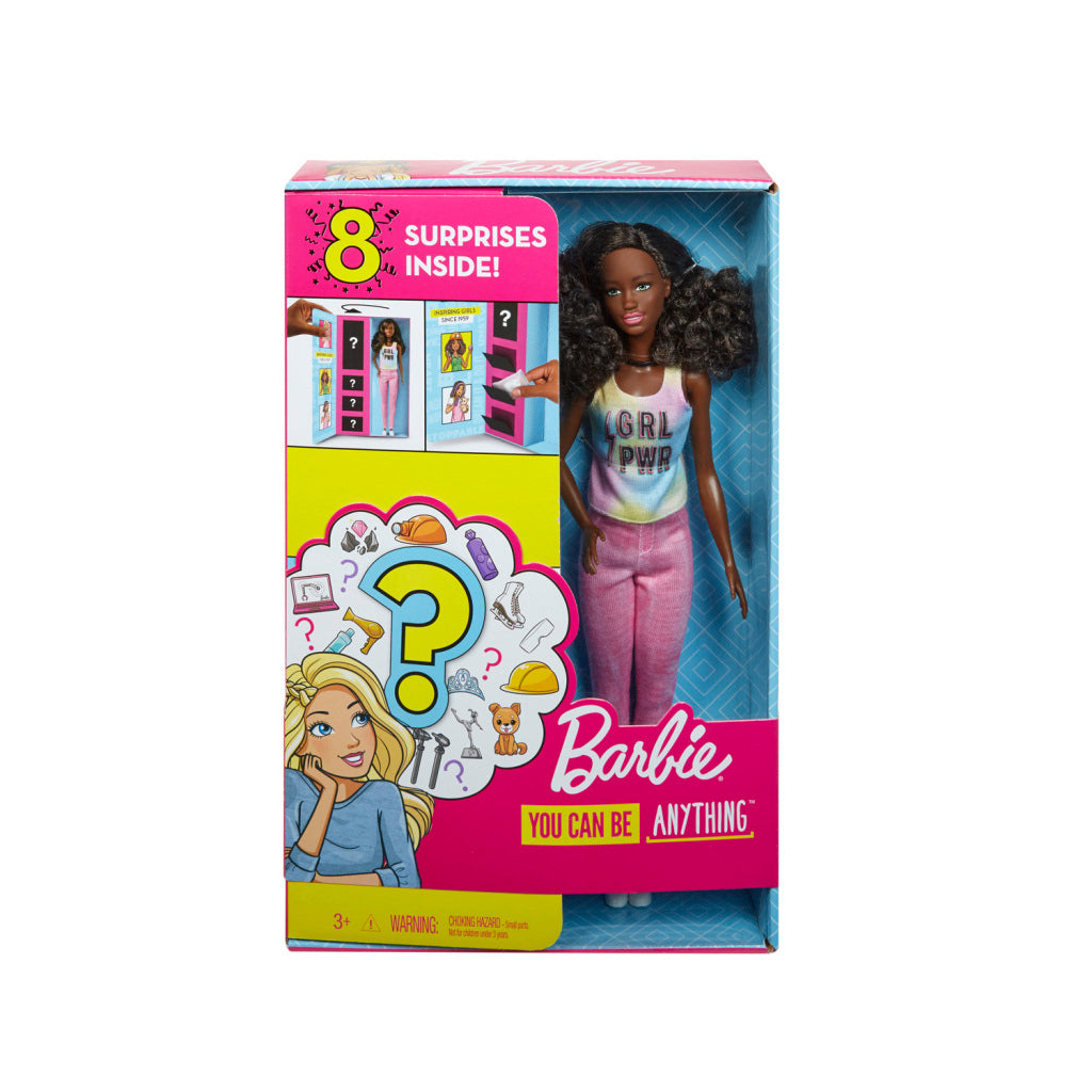 Barbie carrierepop je kan alles zijn + accessoires