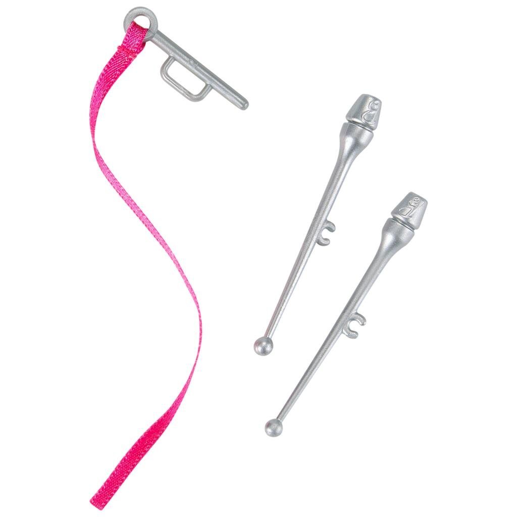 Mattel barbie ritmische gymnastiek pop blond + accessoires