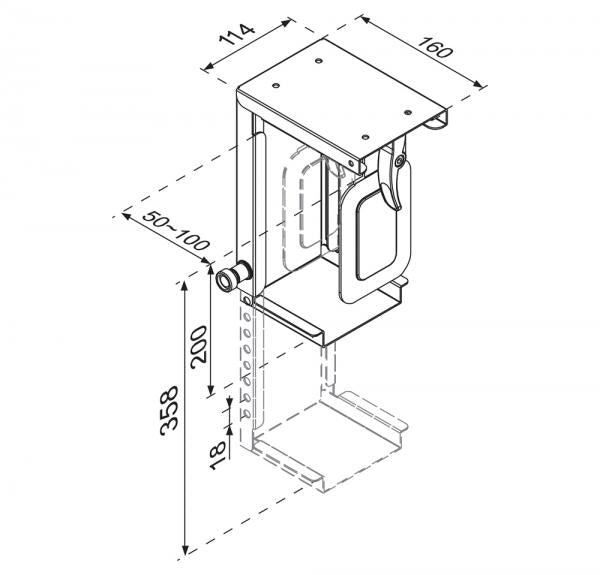 Neomounts Neomounts CPU-D075BLACK