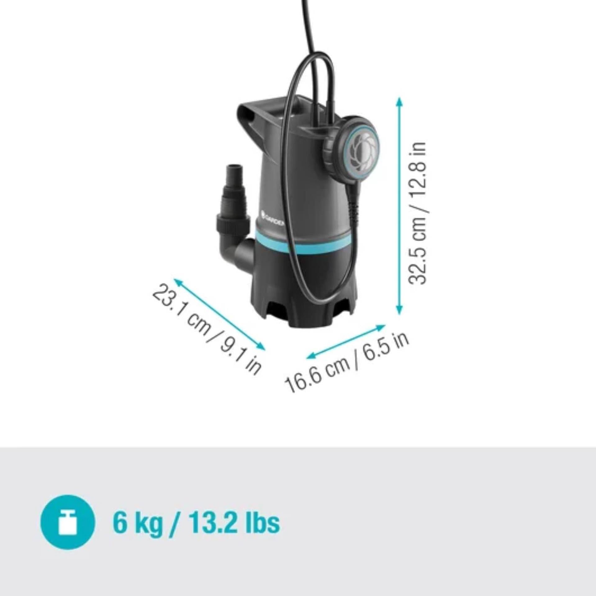Gardena dompel vuilwaterpomp 20000 basic - 09017-47