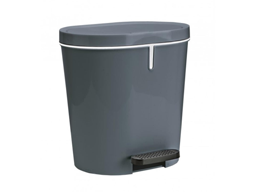 Sunware zamora pedaalemmer 8 liter antraciet 28,5x23x28,5cm