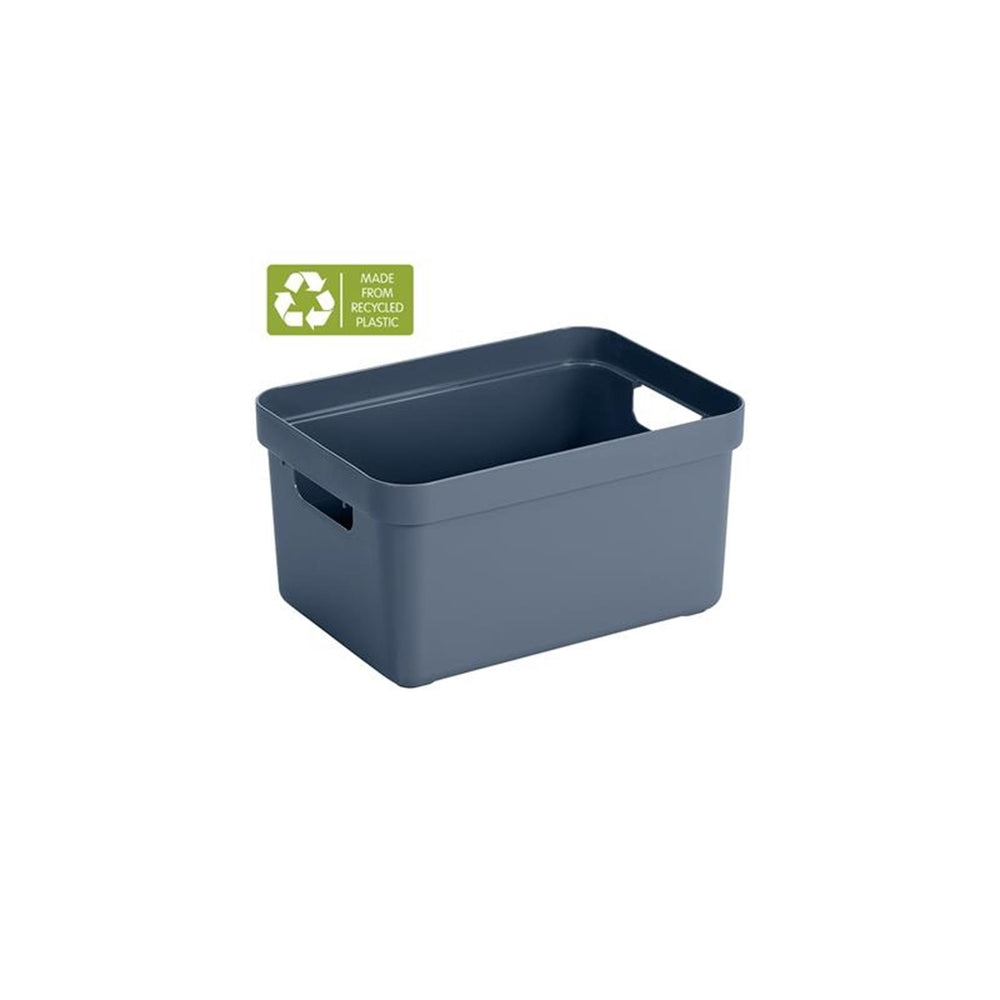 Sunware sigma home opbergbox 5l donker blauwgrijs 25,2 x 17,5 x 12,2 cm