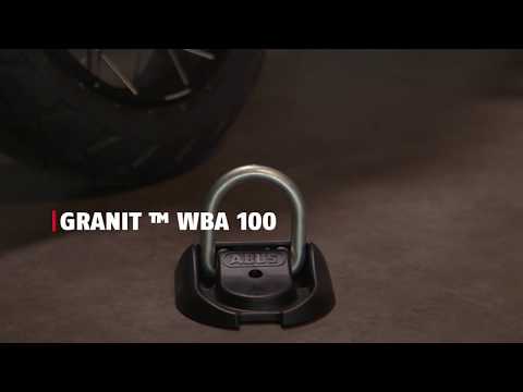 Abus WBA100 Muur- Vloeranker Slot - Zwart