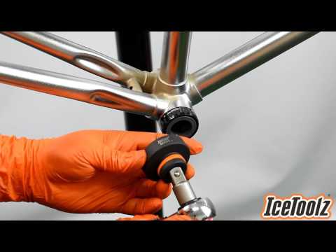 Clé de boitier de pédalier 12 cames IceToolz 240M098 pour T47 Ø50.4mm