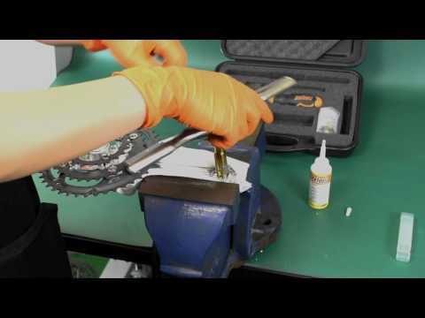 9 16 douilles filetées pour filetage de vis d'axe de pédale IceToolz Xpert E521H
