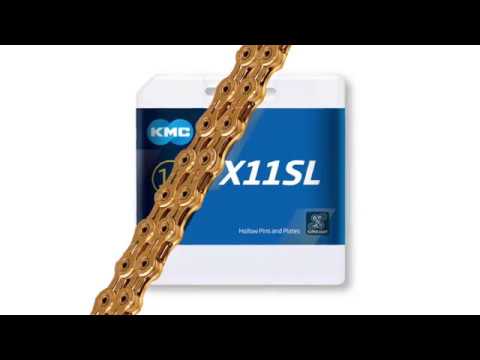 KMC Bicycle Chain X11SL Ti-N Gold 118 links