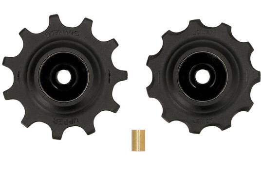 Trivio - derailleurwieltjes 11 11t chromo lagers