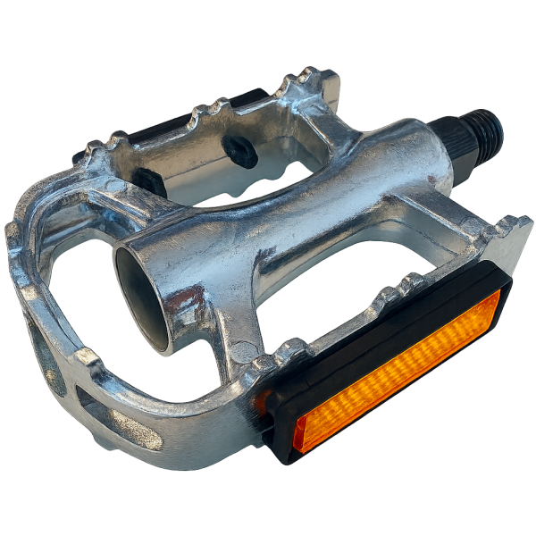 Edge pedaalset mtb trekking luxe aluminium - zilver