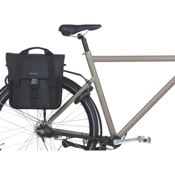 Basil tas go enkel zwart 16l