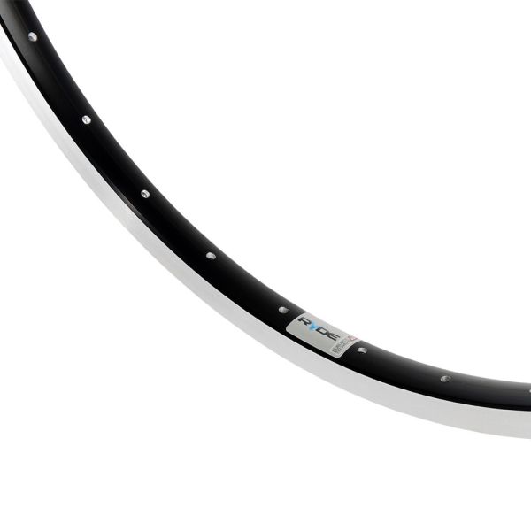 Ryde velg andra 30 28 622 x 19c aluminium - 36 gaats 14g - zwart geslepen